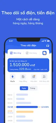 EPoint-Theo dõi điện hàng ngày android App screenshot 4